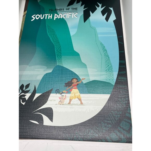 Disney Moana lithograph set limited edition 2000 set of 4 Maui 8x12" READ - Picture 10 of 11